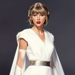 taylor swift as princess leia from star wars, by darwyn cooke