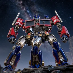 warframe fighting optimus prime in the milky way