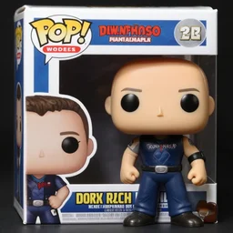 A Dwayne Johnson Funko Pop. Photographic, photography