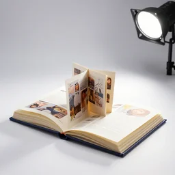 photo still of pop - up book, 8 k, studio lighting bright ambient lighting key light, 8 5 mm f 1. 8