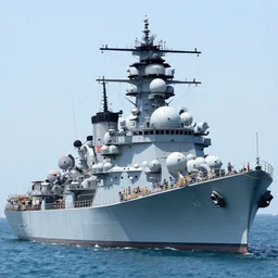 color photo of japanese battleship yamato, hyperdetailed, clolor photograph
