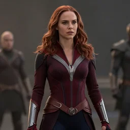 film still of Natalie Portman as Wanda Maximoff in Avengers infinity War