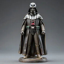 marble statue of darth vader, star wars, sculpture, highly detailled