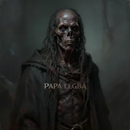 papa legba, by john kenn mortensen, horror, dark, digital art, realistic painting, very detailed, character design, trending on artstation
