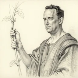 linework construction lines preliminary vine charcoal initial underdrawing of tom hanks, by james gurney, michelangelo, da vinci