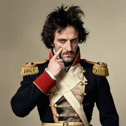 napoleon bonaparte dabbing, 4 k, award winning photograph, highly detailed