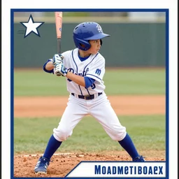 buster kitten baseball card