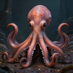 hyperrealistic dslr film still of early cuyler the anthropomorphous cephalopod, stunning 8 k octane comprehensive 3 d render, inspired by istvan sandorfi & greg rutkowski & unreal engine, perfect symmetry, dim volumetric cinematic lighting, extremely hyper - detailed, extremely lifelike attributes & lifelike texture, intricate, masterpiece, artstation, stunning