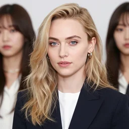 photo of diane kruger, korean kpop star in girls generation