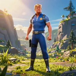 donald trump fortnite skin limited new launch presidential skin, sunny, detailed, epic games fortnite trailer