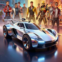 cybersteam rollcage racer vehicule tank concept design mad max cars super rocket league global illumination ray tracing hdr chromed reflexion, gta 5 comics official fanart behance hd artstation by jesper ejsing, by rhads, makoto shinkai and lois van baarle, ilya kuvshinov, ossdraws, that looks like it is from borderlands and by feng zhu and loish and laurie greasley, victo ngai, andreas rocha, john harris fast and furious