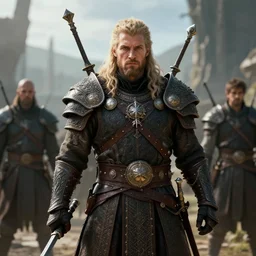 the elder scrolls vi, proud rega, l battle hardened, male jarl, portrait, atmospheric lighting, intricate, volumetric lighting, beautiful, daytime, sunny weather, slight overcast, sharp focus, deep colours, ultra detailed, by leesha hannigan, ross tran, thierry doizon, kai carpenter, ignacio fernandez rios