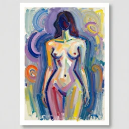 amethyst by jon j muth ordered. this body art is a great example of the use of abstraction. the woman in the body art is not easily recognizable. she is made up of bold, brushstrokes that are sometimes thick & sometimes thin. the background is a series of swirls & shapes. the artist was able to capture the essence of the subject without making her recognizable. the bold brushstrokes & vibrant colors make this body art a true masterpiece.