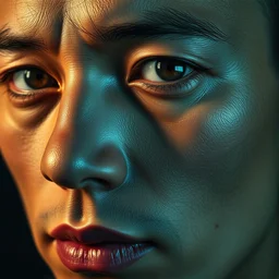 hyperrealistic mixed media painting by thomas eakes and xiang duan, perfect facial symmetry, dim volumetric lighting, 8 k octane beautifully detailed render, post - processing, portrait, extremely hyper - detailed, intricate, epic composition, brown eyes, highly detailed eyes, realistic eyes, cinematic lighting, masterpiece, trending on artstation, very very detailed, masterpiece, stunning,