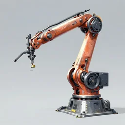 hydraulic mech arm prototype art by issei houju