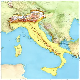 map of the unification of italy by mahesh