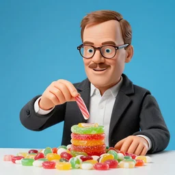 walter white made of candy