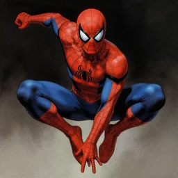 Spider-Man by Frank Frazetta