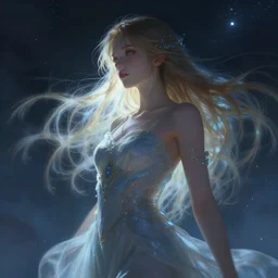 a girl from final fantasy live action, wind spirit, evocative, mystical night, very very very very detailed, award winning, masterpiece digital painting by greg rutkowski, alex grey, artstation, 4 k wallpaper