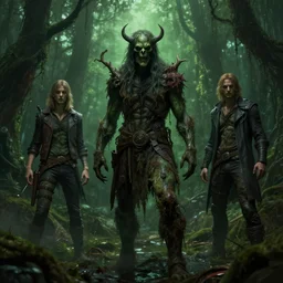 Rancid and malevolent swamp, dark murky atmosphere, green hue, Darek Zabrocki, Marcin Rubinkowski, Lorenzo Lanfranconi, Karlkka, trending on Artstation, 8K