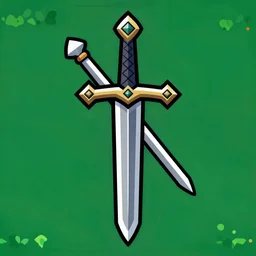 Complete sprite for videogame a celtic sword, very detailed, Gamin, sharp focus, ArtStation, 4k