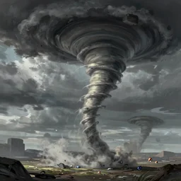 alien monster tornado, extremely detailed, sharp focus, wide view, full body shot, smooth, digital illustration, by rossdraws, frank franzzeta, mcbess, sakimichan, craig mullins