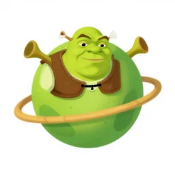 shrek planet png icon, white background