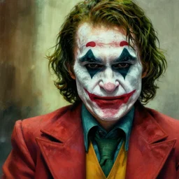 peter dinklage as the joker, digital painting, extremely detailed, 4 k, intricate, brush strokes, mark arian, artgerm, bastien lecouffe - deharme
