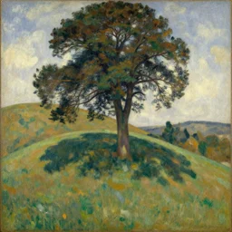 tree on hills by henri rousseau masterpiece shadows and highlights mucha beksinski