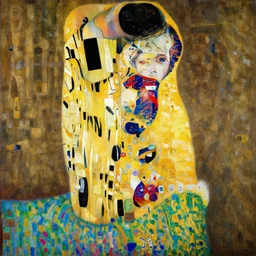 a painting portrait of robert lewandowski by gustav klimt, trending on artstation, 4 k, very detailed
