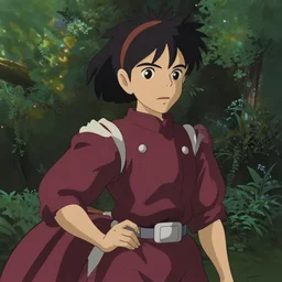 still image from the new studio ghibli animated film'the dark knight'
