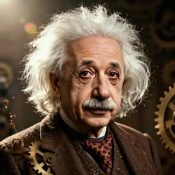 portrait of albert einstein as willy wonka, league of legends amazing splashscreen artwork, gears of war, splash art, natural light, elegant, photorealistic facial features, intricate, fantasy, detailed face, atmospheric lighting, anamorphic lens flare, cinematic lighting, league of legends splash art, hd wallpaper, ultra high details by greg rutkowski