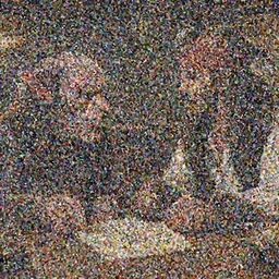 a goblin with a large nose and a pirate with a bandana negotiating a contract with Micheal Morbius in a Western saloon.