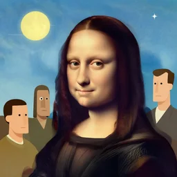 fdanoinv cvjoi al sky universe life significance, a closeup simple vector pop surrealism, by ( leonardo da vinci ) and greg rutkowski and rafal olbinski ross tran airbrush time magazine
