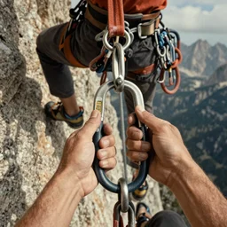 ego perspective photography of hands holding climbing equpiment in the dolomites, climbing, dolomites, alpine, detailed intricate insanely detailed octane render, 8k artistic 1920s photography, photorealistic, chiaroscuro, hd, by David Cronenberg, Raphael, Caravaggio