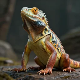 portrait of the lizard warrior, photorealistic, octane render, 4 k, rendered in unreal engine 5, amazing details and colors