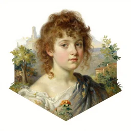 isometric art by Bouguereau