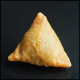 Football shaped samosa, 8k 35mm film look