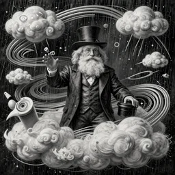 old male magician, clouds, rain, wind, intricate, highly detailed, artstation, illustration, jurgens, rutkowski, bouguereau