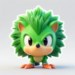 behance hd, 3 d head of green hedgehog, cgsociety, symmetrical logo