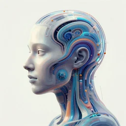 an abstract visual of artificial intelligence