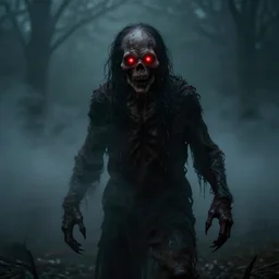 photograph of a creepy creature by chris raimo art, scary, red lights, 1 9 1 6, fog, atmospheric