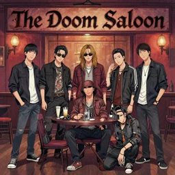 the doom saloon, by yuumei, bayard wu, wlop, tim white, ross tran, 4 k