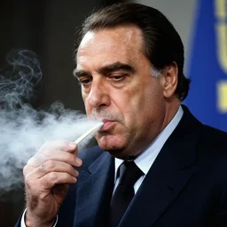 Silvio Berlusconi sniffing cocaine