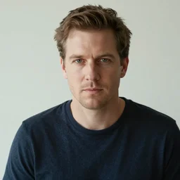 photo of a white man living the life he wished he could live.