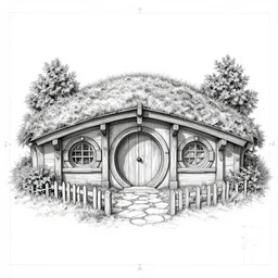 blueprints for a hobbit cottage