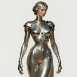 character concept art, metal kiing, elegant, detailed, digital painting, trending on artstation, concept art, smooth, sharp focus, illustration, art by greg rutkowski and alphonse mucha, 8 k