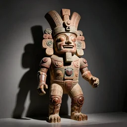 chronomaly aztec mask golem by louise bourgeois
