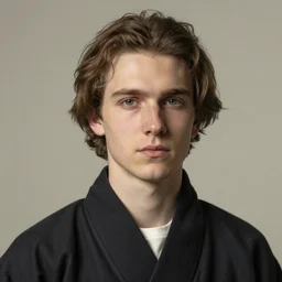 realistic detailed portrait of a young slavic! samurai by Gregory Crewdson, Irving Penn, Rembrandt, Alex Horley and Jimmy Nelson!