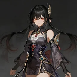 charming character yae miko from video game genshin impact, dark aesthetic, intricate, elegant, sharp focus, illustration, highly detailed, digital painting, concept art, matte, art by wlop and artgerm and greg rutkowski and ross tran, masterpiece